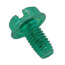#10-32 x 3/8" Hex Head Multi-Drive Ground Screw w/Thread Cutting Point (Pack of 100)