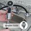 Single-Handle Premium Pull-Out Sprayer Kitchen Faucet Side Spray w/ Guide (Chrome)