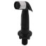 Single-Handle Economy Pull-Out Sprayer Kitchen Faucet Side Spray w/ Guide (Black)