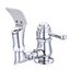 Single-Hole Drinking Faucet with Flexible Mouth Guard and Lever Handle, 1/2" MNPT