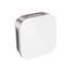 Aroma Glass 3" Width Steamhead with AromaTherapy Reservoir in White Brushed Nickel