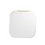 Aroma Glass 3" Width Steamhead with AromaTherapy Reservoir in White Brushed Nickel