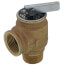 3/4" MNPT x 3/4" FNPT RVW40 972,000 BTU Hot Water Relief Valve, 75 PSIG (Brass Finish)