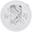 SM500V Interconnect Battery-Operated Smoke Alarm w/  Voice Alerts