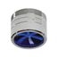 Chrome Plated Male x Female, Dual Thread Faucet Aerator, 1.5 GPM