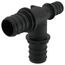 3/4" x 1/2" x 3/4" Poly EVERLOC+ Tee