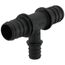 3/4" x 3/4" x 1/2" Poly EVERLOC+ Tee