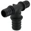 3/4" x 3/4" x 1" Poly EVERLOC+ Tee