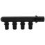 EVERLOC+ Poly Closed-end Multi-Port Tee, 4 Outlets, 3/4" x 1/2"