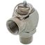 1/2" MNPT x 1/2" FNPT RVS52 151 LBS/HR Steam Safety Relief Valve, Polished Chrome (15 psi)