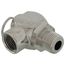 1/2" MNPT x 1/2" FNPT RVS52 151 LBS/HR Steam Safety Relief Valve, Polished Chrome (15 psi)