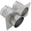 4" Vent/4" Combustion Air CPVC/PVC Connector with Flue Temperature Sensor and Sensor Cap, 105133-03