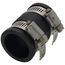 1" PVC or 1-1/4" CTS Flexible Coupling (PVC to Copper)