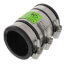 1-1/2" x 1-1/2" Strong Back PVC Shielded Coupling (Connects Cast Iron, PVC, Copper, Steel or Lead)