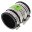 2" x 2" Strong Back PVC Shielded Coupling (Connects Cast Iron, PVC, Copper, Steel or Lead)