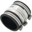 2-1/2" x 2-1/2" Strong Back RC Coupling (Cast Iron or PVC to Cast Iron or PVC)