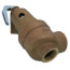 1" FNPT RVW60 2,728,000 BTU Bronze Hot Water Relief Valve, 75 PSIG