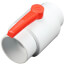 6" SCH 40 PVC Ball Valve (Solvent)