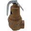 1" FNPT x 1-1/4" FNPT RVW61 3,200,000 BTU Bronze Hot Water Relief Valve (75 psi)