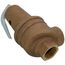 1-1/2" FNPT x 2" FNPT RVW61 3,696,000 BTU Bronze Hot Water Relief Valve (30 psi)