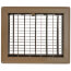 8" x 10" (Wall Opening Size) Golden Sand Floor Register (210 Series)