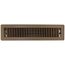 2" x 12" (Wall Opening Size) Golden Sand Deluxe Floor Diffuser (411 Series)