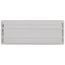 4" x 12" (Wall Opening Size) White Deluxe Floor Diffuser (411 Series)