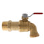 T-540 3/4" Forged Brass Water Heater Drain Ball Valve w/ Lever Handle