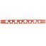 1/2", 3/4", 1" Copper Stub Bracket (20" Length)
