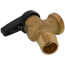 R-670 1/2" MNPT x MGHT Forged Brass Boiler Drain Ball Valve