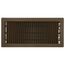 6" x 14" (Wall Opening Size) Golden Sand Deluxe Floor Diffuser (411 Series)