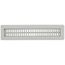 2" x 14" (Wall Opening Size) White Floor Diffuser (421 Series)