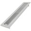 2" x 14" (Wall Opening Size) White Floor Diffuser (421 Series)