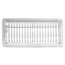 4" x 10" (Wall Opening Size) White Floor Diffuser (421 Series)