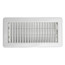 4" x 10" (Wall Opening Size) White Floor Diffuser (421 Series)