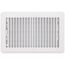 6" x 10" (Wall Opening Size) White Floor Diffuser (421 Series)