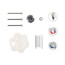 Large Universal Replacement Faucet Handle in Clear Acrylic, 10805