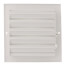 6" x 6" (Wall Opening Size) White Sidewall/Ceiling Register (661 Series)