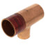 3/4" x 1/2" Copper Red Ring Monoflo Tee
