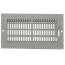 8" x 4" (Wall Opening Size) White Sidewall/Ceiling Register (661 Series)