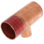 1" x 1/2" Copper Red Ring Monoflo Tee