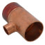 1-1/4" x 1/2" Copper Red Ring Monoflo Tee