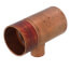 1-1/4" x 1/2" Copper Red Ring Monoflo Tee
