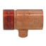 1-1/4" x 1/2" Copper Red Ring Monoflo Tee