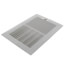 8" x 5" (Wall Opening Size) White Sidewall/Ceiling Register (661 Series)