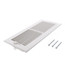 10" x 4" (Wall Opening Size) White Sidewall/Ceiling Register (661 Series)