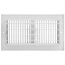 10" x 5" (Wall Opening Size) White Sidewall/Ceiling Register (661 Series)