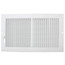 10" x 6" (Wall Opening Size) White Sidewall/Ceiling Register (661 Series)