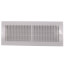 12" x 4" (Wall Opening Size) White Sidewall/Ceiling Register (661 Series)