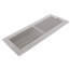 12" x 4" (Wall Opening Size) White Sidewall/Ceiling Register (661 Series)
